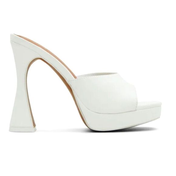 Call it spring womens Catalinaa white sky high platform sandal size 7.5 - Picture 1 of 9